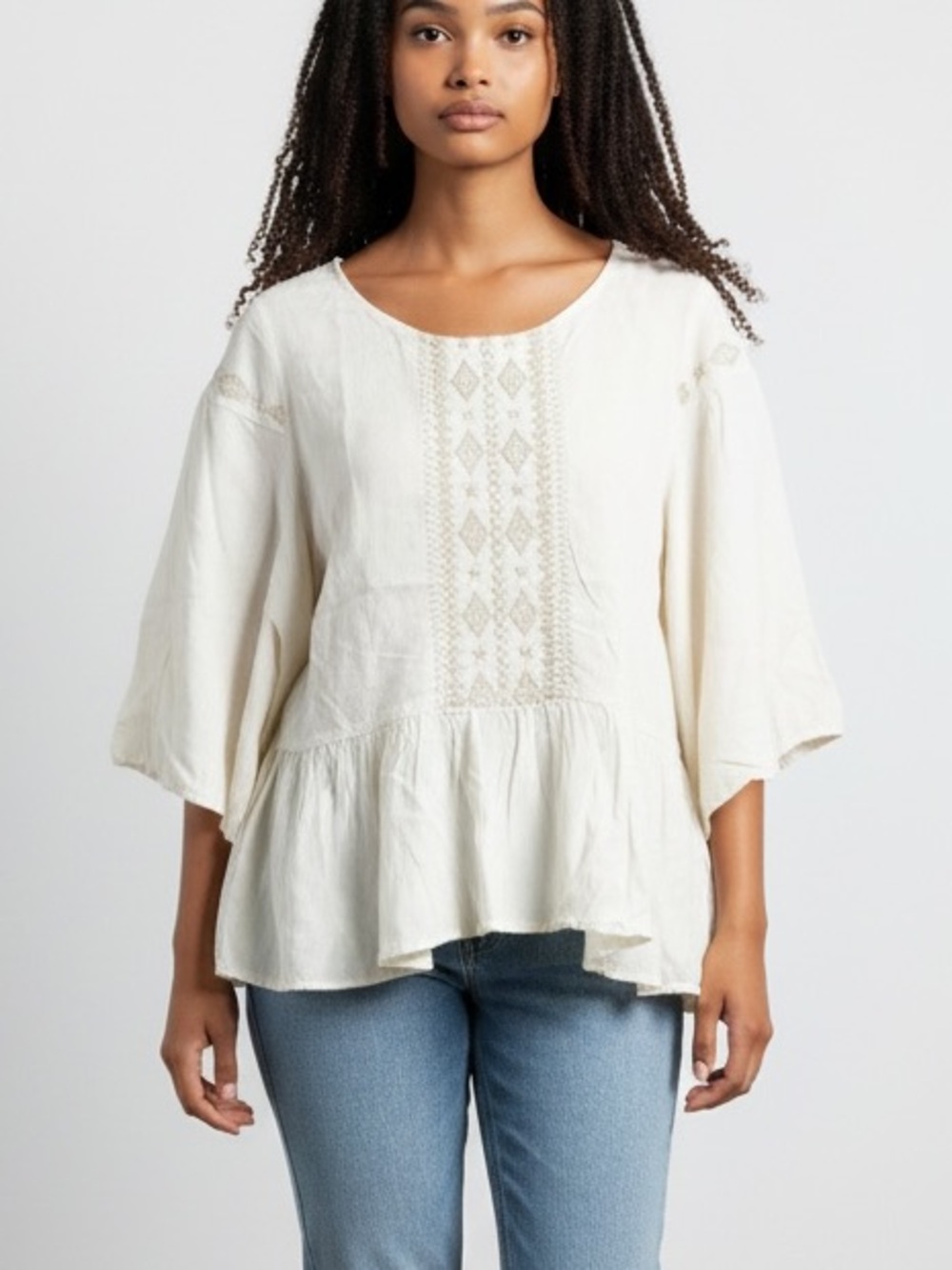 Ariat Boho Western Embroidered Top